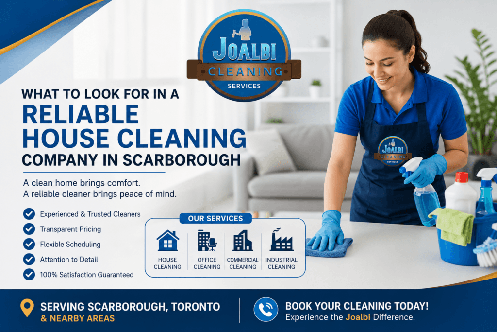 What to Look for in a Reliable House Cleaning Company in Scarborough