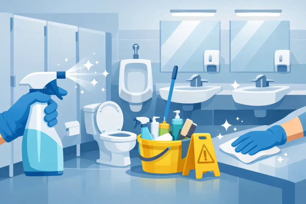 How to Disinfect Shared Washrooms Safely