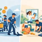 Professional Cleaners vs DIY Cleaning: Real Costs
