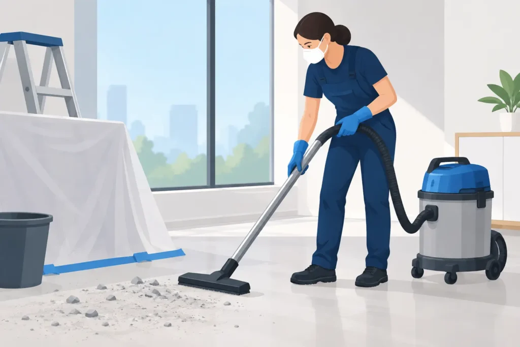 How to Remove Construction Dust Without Spreading It
