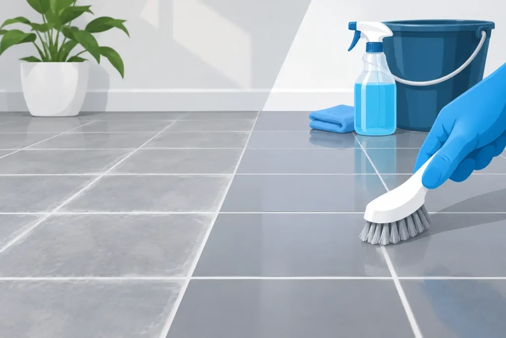 How to Clean Grout Haze Without Damaging Tile